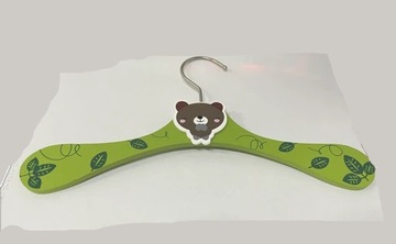 10X WIESZAK NA CIUCHY UBRANIA DESIGN ŻABKA FROG ZIELONE WIESZACZKI