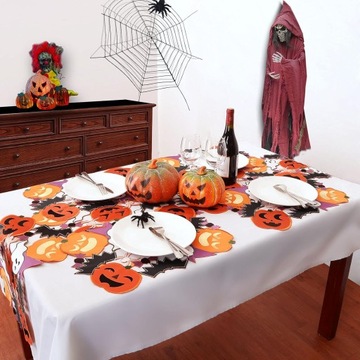 СТОЛОВАЯ РЕЗЬБА СТОЛОВАЯ САЛФЕТКА ДЛЯ СТОЛА ХЭЛЛОУИН ТЫКВЫ