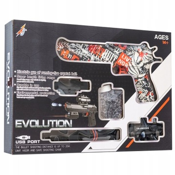 АВТОМАТИЧЕСКИЙ ПИСТОЛЕТ DEAGLE ДЛЯ ГЕЛЕВЫХ ШАРИКОВ CSGO