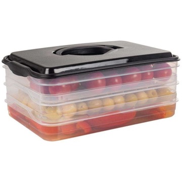 ОРГАНИЗАТОР контейнер для мяса и сыра, 3-х ярусный