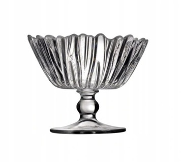 10590 SALATERKA SZKLANA 12 cm miska nodze Aurora