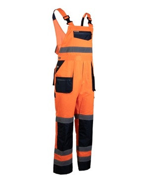 SPODNIE Robocze OGRODNICZKI Mocne odblaskowe r.54