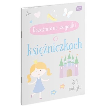 Kolorowanka A4 Roześmiane zagadki z naklejkami