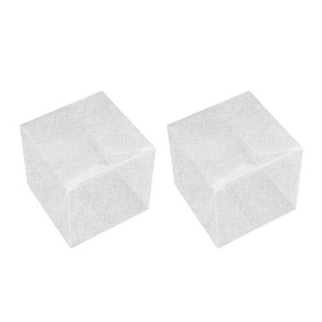 Коробка для макарон прозрачная 5,5*5,5*3,3см 50шт.