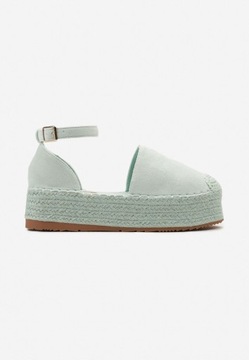 Renee Zielone Espadryle damskie 40 Ekozamsz