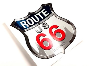 Naklejka retro ROUTHE 66 oldschool