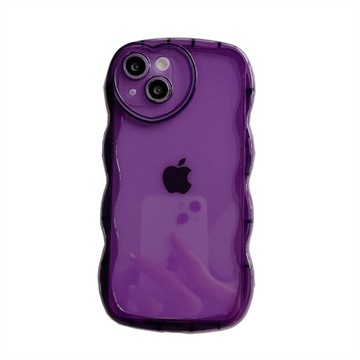 Etui przezroczyste do na iphone 11 fioletowe