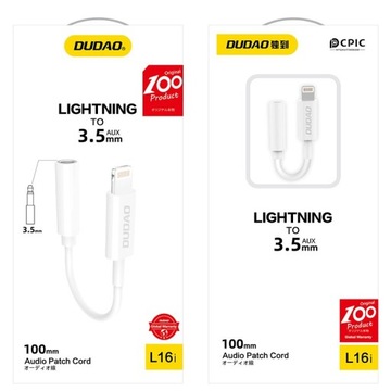 Adapter Przejściówka Lightning na 3,5mm Mini Jack