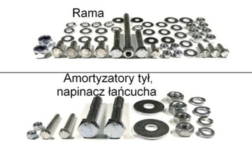 Оцинкованные винты для рамы, класс 8,8 Jawa 350 634 - 4motor