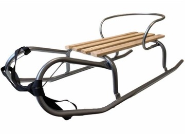 Sanki z Oparciem Dla Dziecka Pchacz Pchaczem Tradycyjne Drewniane Metalowe