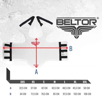 OCHRANIACZ TUŁOWIA KARATE DWUSTRONNY HOGO ROZM S
