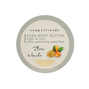 Masło do ciała Shea 80% Złoto Maroka 200 ml