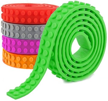 TAŚMA DO KLOCKÓW klocki płyta płytki konstrukcyjne do lego samoprzylepna