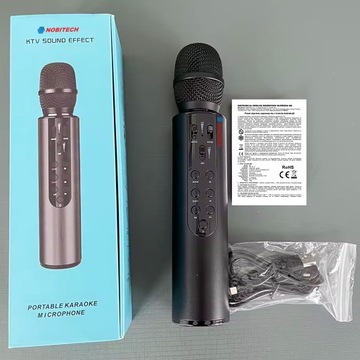 MIKROFON DLA DZIECI BEZPRZEWODOWY KARAOKE BLUETOOTH Z GŁOŚNIKIEM NAGRYWANIE