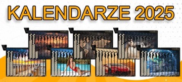 Календарь 2025 карта мира Полочный берег для PLN 5 для стены