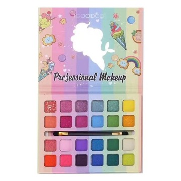 НАБОР МАКИЯЖА БОЛЬШАЯ ПАЛИТРА ТЕНЕЙ ДЛЯ ВЕК 24 ЦВЕТА ДЛЯ ДЕТЕЙ