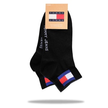 Tommy Hilfiger Skarpety Męskie Zakostki Duże Logo 2 pary 43/46