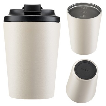 Термокружка из нержавеющей стали, не содержащая BPA, Simply Cup, 340 мл — песочный