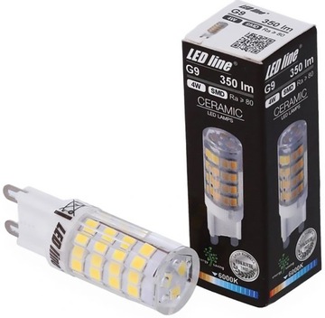 Żarówka LED G9 4W zimna 350lm LedLine MAŁA HURT