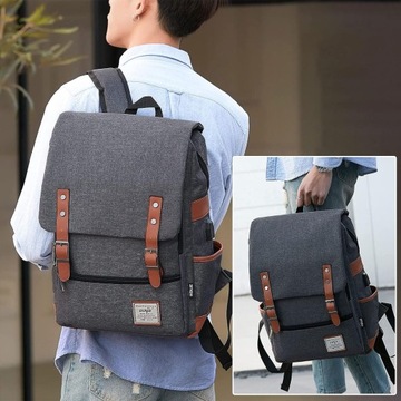 Мужской и женский рюкзак URBAN TOURIST для рабочей школы ДЛЯ НОУТБУКА 39см 15