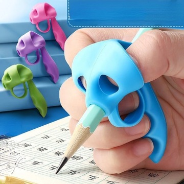 5 Fingers Silicone Pencil Pen Holder Children Writing Learning Tool