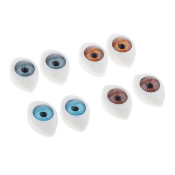 8szt Tylne oczy 6mm Iris dla