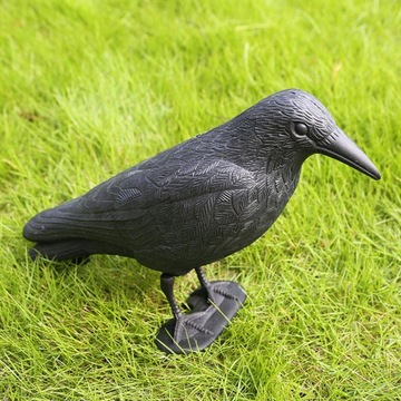 УКРАШЕНИЕ САДА ФИГУРКОЙ ВОРОНЫ ДЛЯ ОТПУСКАНИЯ ПТИЦ