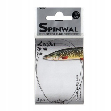 Spinwal Przypony Wolframowe 20cm/2kg (2 szt.)
