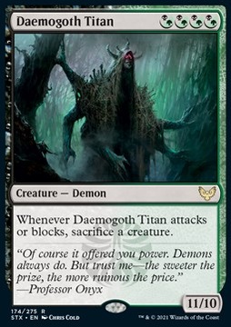 Daemogoth Titan - stwór 11/10 @@@@