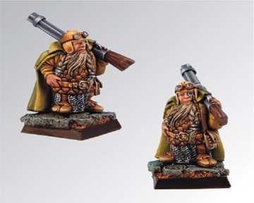 Figurka + Podstawka Dwarf Hunter Scibor 28FM0014