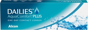 DAILIES AQUA COMFORT PLUS SOCZEWKI KONTAKTOWE JEDNODNIOWE 30 SZTUK +3,50