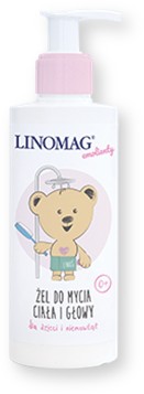 LINOMAG ŻEL DO MYCIA CIAŁA I GŁOWY dzieci 200ml