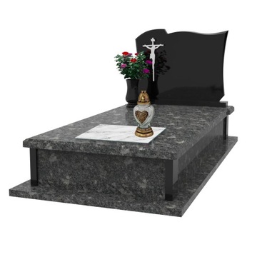 SZKLANA PODSTAWKA POD ZNICZE 40x30cm Marmur 379b