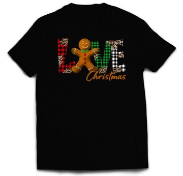 KOSZULKA ŚWIĄTECZNA LOVE CHRISTMAS CIASTECZKO S