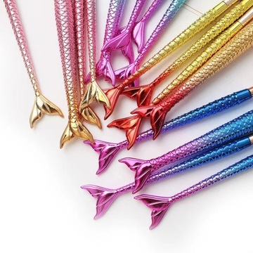 КИСТИ ДЛЯ МАКИЯЖА «РУСАЛОЧКА» НАБОР КИСТЕЙ ДЛЯ МАКИЯЖА, 4 шт.