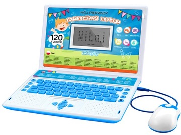 ОБРАЗОВАТЕЛЬНЫЙ НОУТБУК ДЛЯ ДЕТЕЙ KINDERPLAY ДЛЯ ИЗУЧЕНИЯ БУКВ, 120 ВАРИАНТОВ