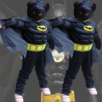 STRÓJ PRZEBRANIE BATMAN + MASKA BAL KARNAWAŁ S