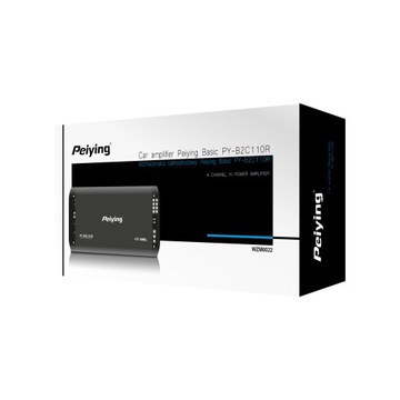 Peiying PY-B4C110R wzmacniacz samochodowy 4 kanałowy - OUTLET Carhifi24 -