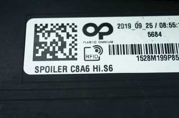 Dokładka dyfuzor spoiler zderzaka tył audi a6 s-line s6 c8 4k0