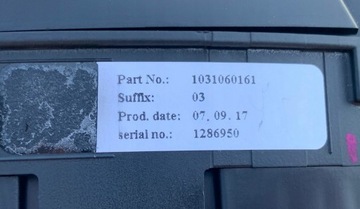 MERCEDES GLE 166 W166 PŘÍSTROJOVÁ DESKA BUDÍKY 43 AMG EVROPA '17 280KM/H