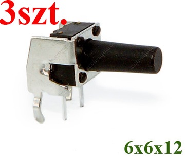 Microswitch mikro switch push button 90° 6x6x12