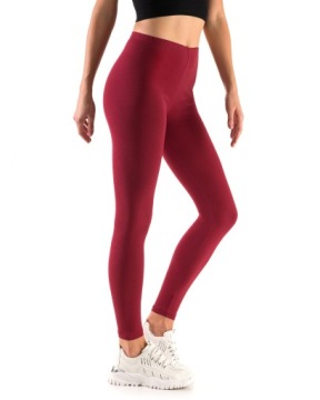 DAMSKIE DŁUGIE LEGGINSY BAWEŁNIANE GETRY FULL