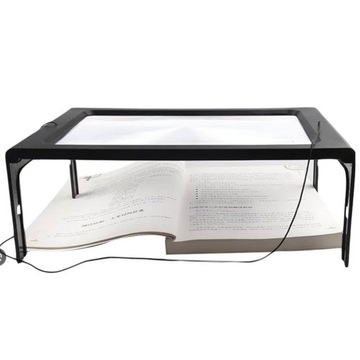 УВЕЛИЧЕНИЕ ДЛЯ ЧТЕНИЯ А4 СВЕТОДИОДНАЯ ЛУПА 3Х БОЛЬШОЙ ЭКРАН С ПОДСВЕТКОЙ