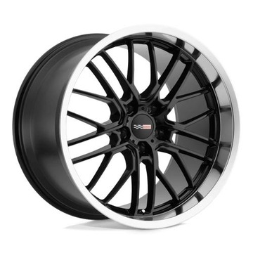 Cray EAGLE 20x10.5 5x120.7 ET69 GLOSS BLACK W/ MIRROR CUT LIP