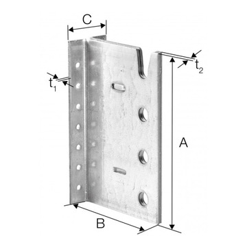 SIMPSON ZBTN160 ПОДВЕСКА ДЛЯ БАЛКИ ТИП 160(MPP) 1шт.