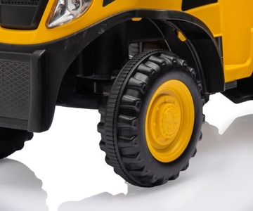 Jeździk z przyczepką Świecące reflektory CAT Traktor dla dzieci Milly Mally