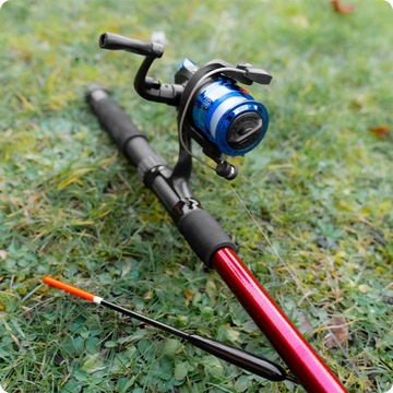 РЫБАЛОЧНЫЙ НАБОР УДОЧКА + КАТУШКА SAHIDO БАЗОВЫЙ НАБОР ДЛЯ НАЧИНАЮЩИХ