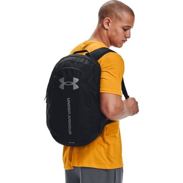 Plecak Under Armour Sportowy Hustle LITE Szkolny 24L CZARNY Na laptopa 15"