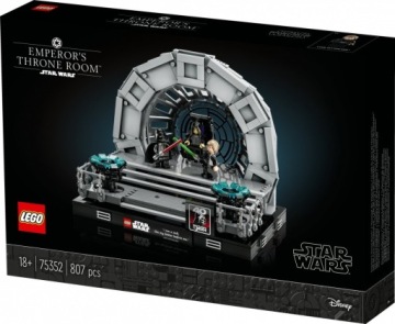 LEGO Star Wars 75352 Диорама: Тронный зал императора