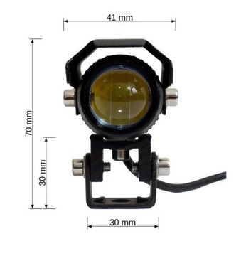Бифункциональные белые и желтые светодиодные галогенные линзы